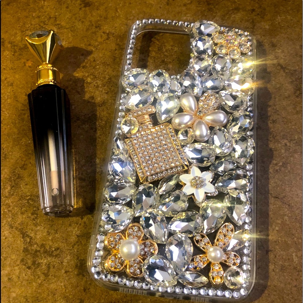 Guppy Bling phone case for iPhone X Max , Bath and Body designer travel scent.